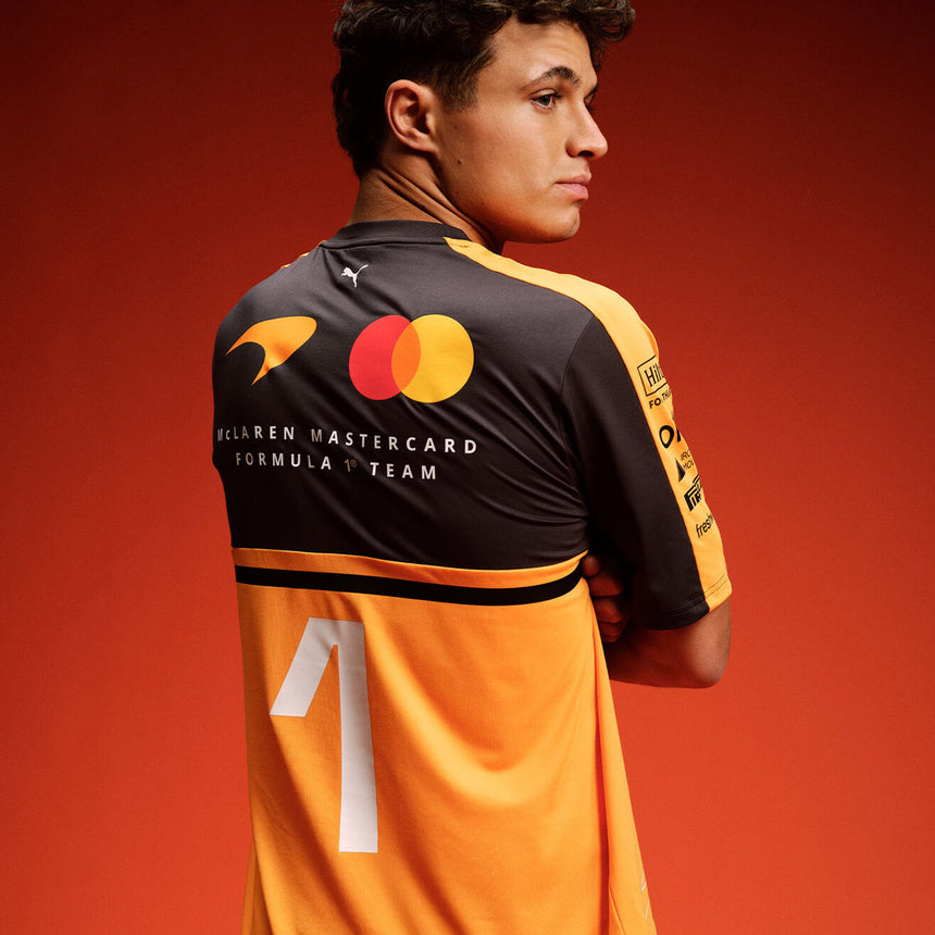 McLaren F1 Team PUMA 2026 Official Licensed Papaya Lando Norris #1 Tee Shirt