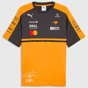 McLaren F1 Team PUMA 2026 Official Licensed Papaya Lando Norris #1 Tee Shirt