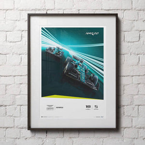 Automobilist Aston Martin F1 Team Season 2022 Poster