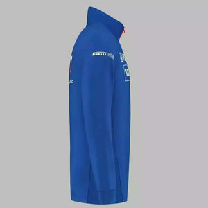 Haas F1 Team Official Licensed Blue 1/4 Zip Sweatshirt