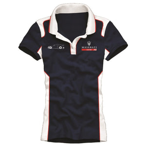 Maserati Corse Racing Team Navy Polo Tee Shirt