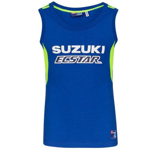 Susuki Ecstar Ladies Blue/Neon Green Vest