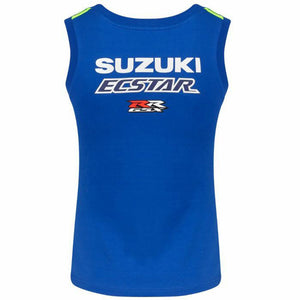 Susuki Ecstar Ladies Blue/Neon Green Vest