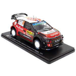 IXO 1:24 Citroen C3 WRC Sebastien Loeb Rally RACC Catalunga-Costa Daurada 2018
