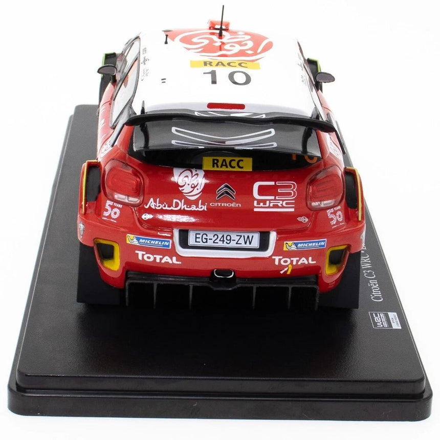 IXO 1:24 Citroen C3 WRC Sebastien Loeb Rally RACC Catalunga-Costa Daurada 2018