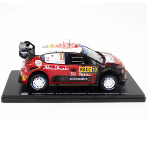 IXO 1:24 Citroen C3 WRC Sebastien Loeb Rally RACC Catalunga-Costa Daurada 2018