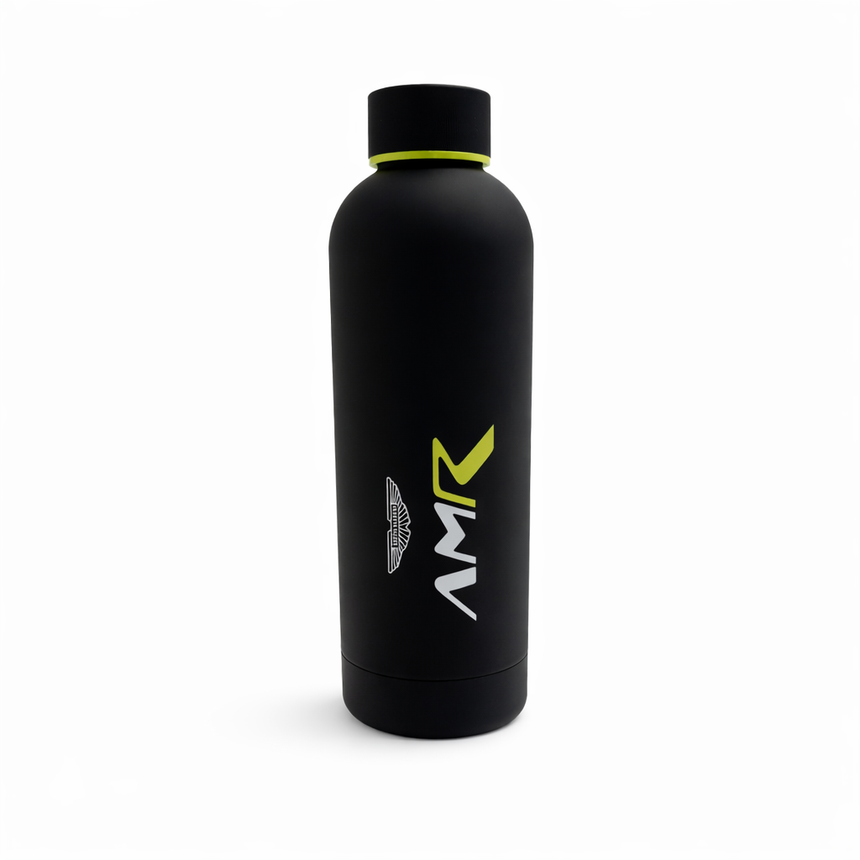 Aston Martin Racing Team AMR Lime Green Stainless Steel Drinks Water Bottle