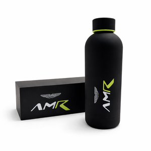 Aston Martin Racing Team AMR Lime Green Stainless Steel Drinks Water Bottle