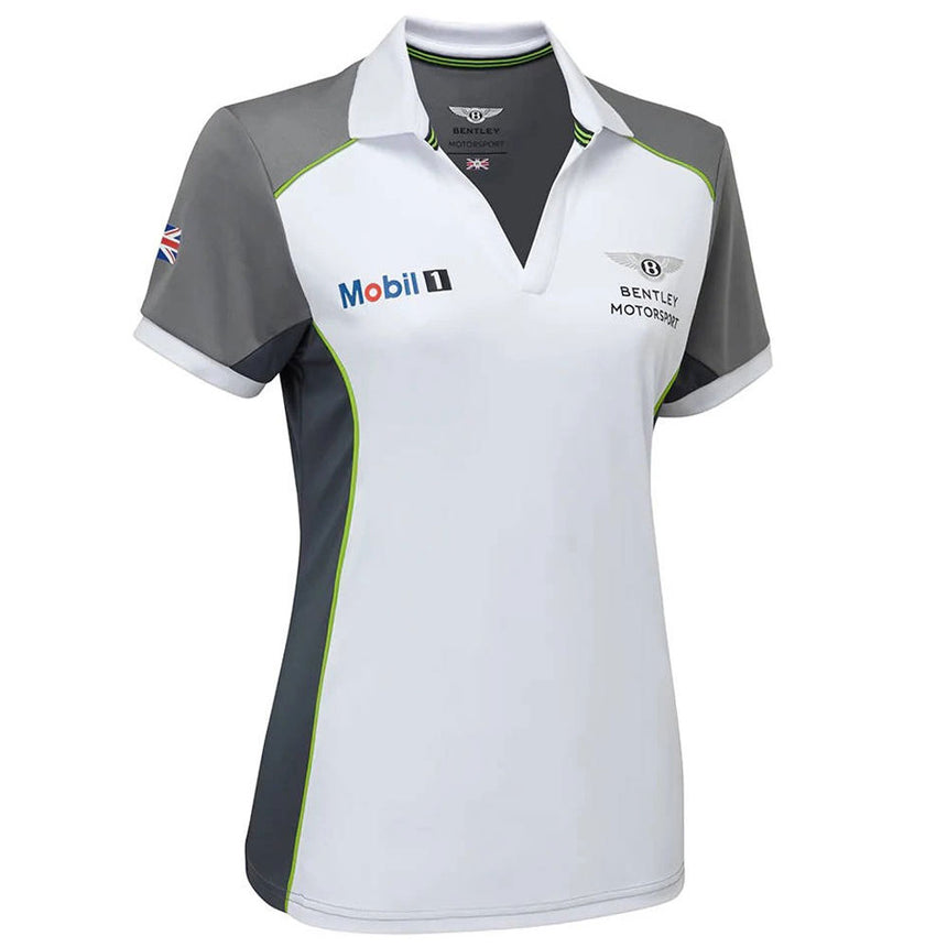 Bentley Motorsport Ladies White Team Poloshirt