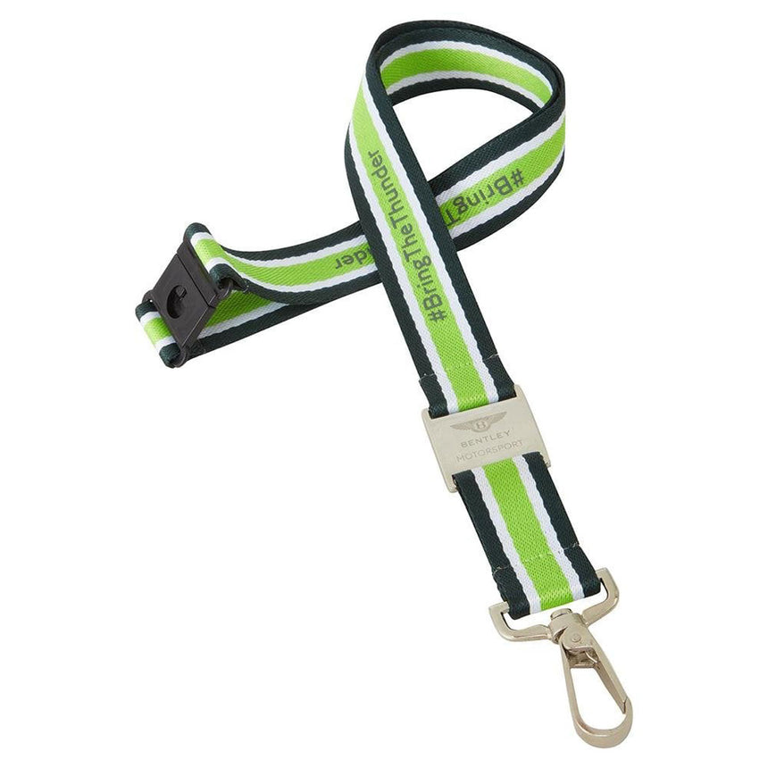 Bentley Motorsport Officially Licenced #BringTheThunder Lanyard