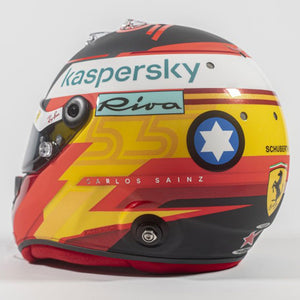 Carlos Sainz 1:1 Scale Scuderia Ferrari Formula 1 Schuberth SF3 ABP 2021 Helmet