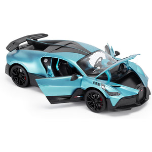 Bugatti Divo 1:18 Scale Sky Blue Diecast Model Car