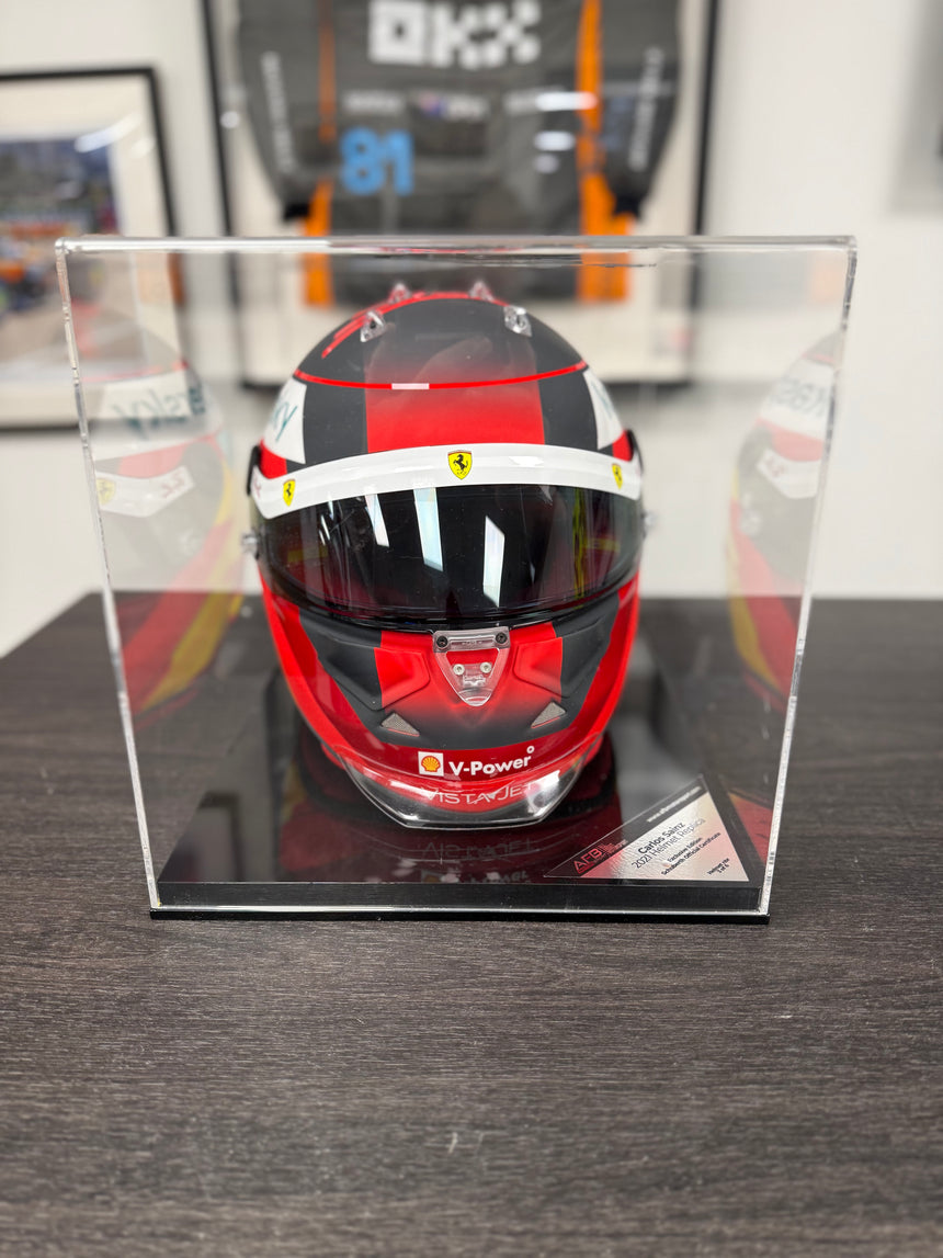 Carlos Sainz 1:1 Scale Scuderia Ferrari Formula 1 Schuberth SF3 ABP 2021 Helmet