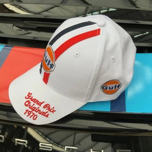 Grandprix Original Gulf 1970 White Adjustable Size Baseball Cap