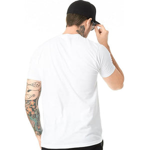 Hoonigan Censor Bar Front Print White Tee Shirt