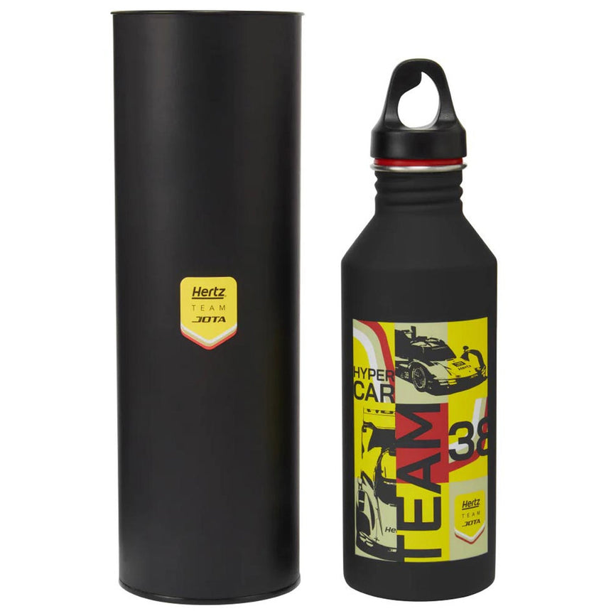 Hertz Team Jota Official Black Graphic Water Bottle & Gift Box