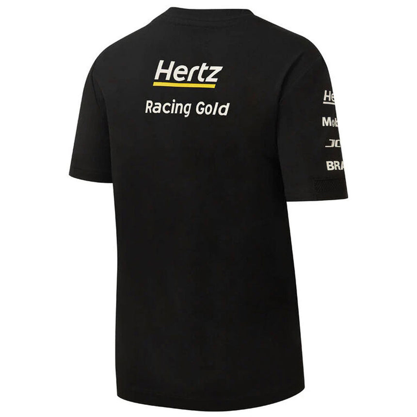 Hertz Team Jota Official Black Team Kids Tee Shirt