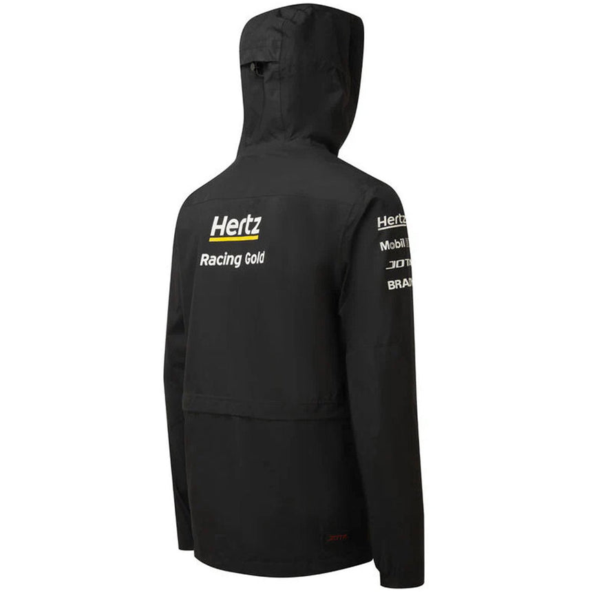 Hertz Team Jota Official Black Team Waterproof Rain Coat Jacket