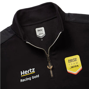 Hertz Team Jota Official Black Team 1/4 Zip Sweatshirt