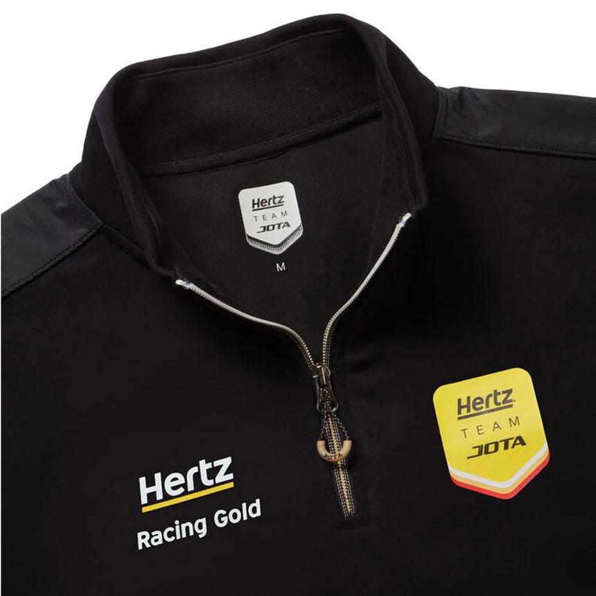 Hertz Team Jota Official Black Team 1/4 Zip Sweatshirt