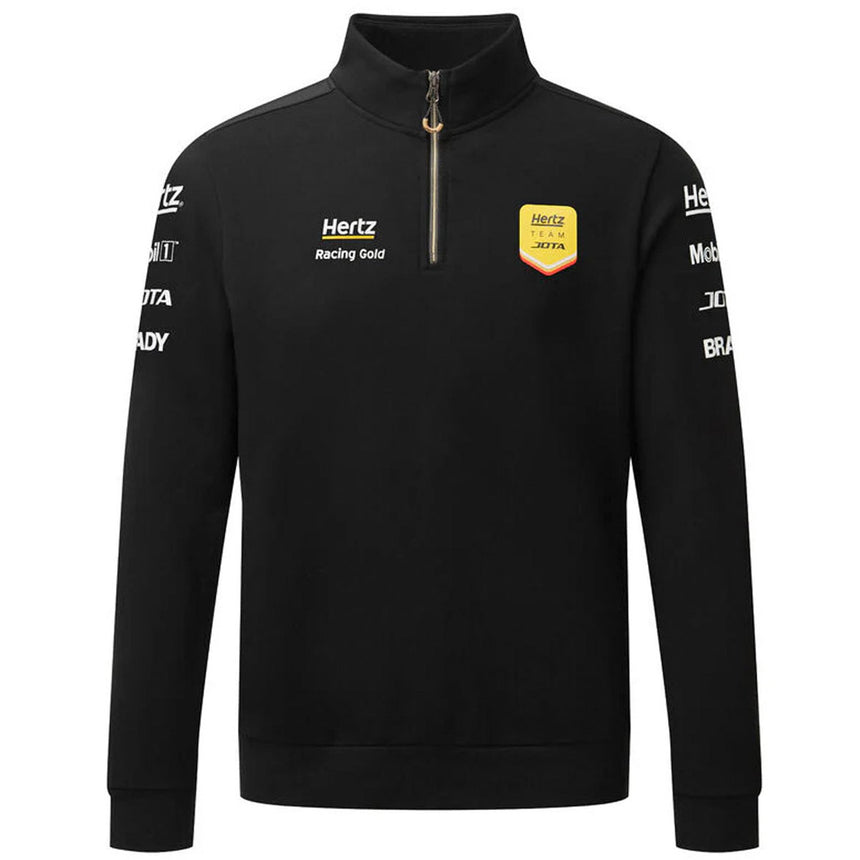 Hertz Team Jota Official Black Team 1/4 Zip Sweatshirt