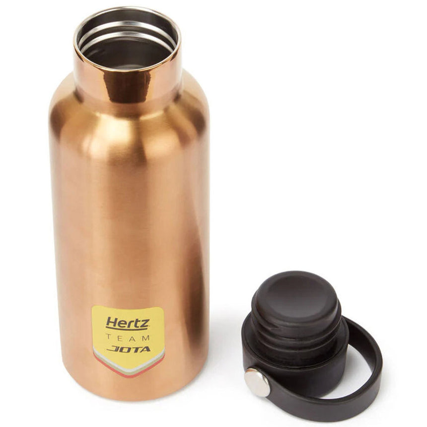 Hertz Team Jota Official Gold Logo Water Bottle & Gift Box