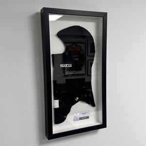 Lando Norris Signed Official McLaren 2023 Replica Balaclava In Display Frame