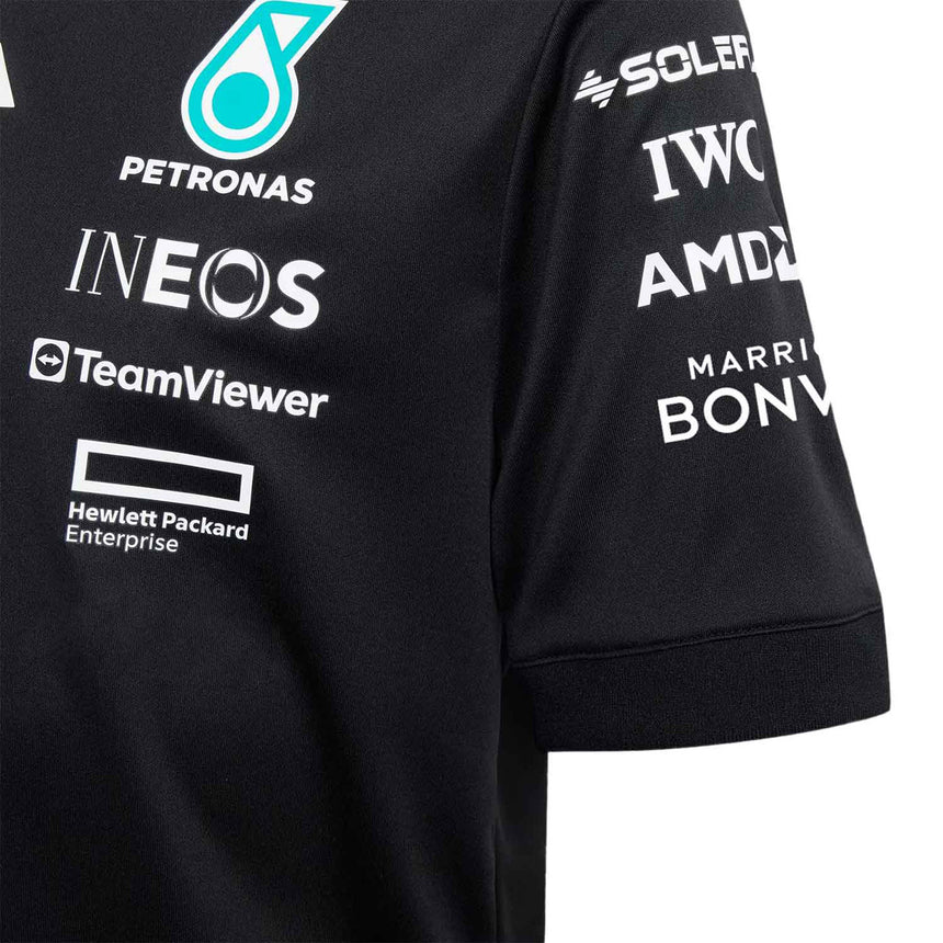 Mercedes-AMG Petronas F1 Team Black Adidas Drivers Tee Shirt