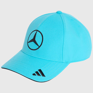 Mercedes AMG Petronas F1 Team #63 George Russell Blue Adidas Baseball Cap
