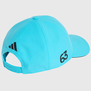 Mercedes AMG Petronas F1 Team #63 George Russell Blue Adidas Baseball Cap