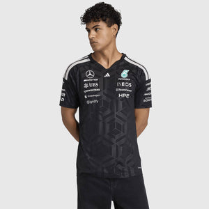 Mercedes AMG Petronas adidas F1 2026 Team Driver T-Shirt - Black