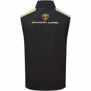 Lamborghini Squadra Corse Officially Licensed Black Padded Team Gilet Jacket