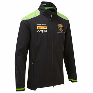 Lamborghini Squardra Corse Officially Licensed Ladies Black Softshell Jacket