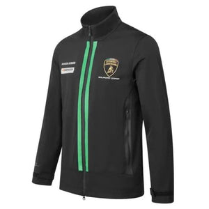 Lamborghini Squadra Corse Officially Licensed Black Drivers Softshell Jacket