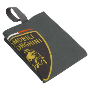 Automobili Lamborghini Squadra Corse Grey Sports Microfibre Towel