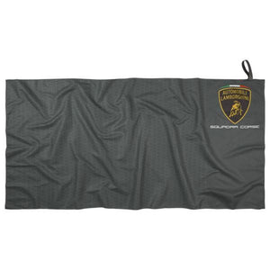 Automobili Lamborghini Squadra Corse Grey Sports Microfibre Towel