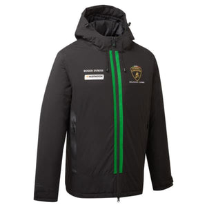 Lamborghini Squadra Corse Officially Licensed Black Team Padded Winter Jacket