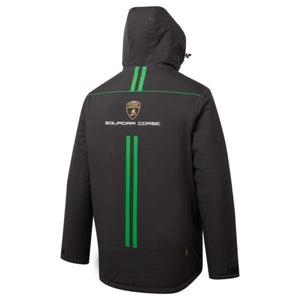 Lamborghini Squadra Corse Officially Licensed Black Team Padded Winter Jacket