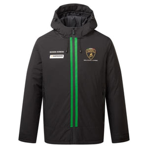 Lamborghini Squadra Corse Officially Licensed Black Team Padded Winter Jacket