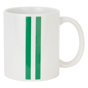 Lamborghini Squadra Corse White Porcelain Coffee Mug