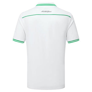 Lamborghini Squadra Corse Officially Licensed White Team Travel Polo Tee Shirt