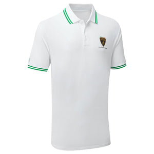 Lamborghini Squadra Corse Officially Licensed White Team Travel Polo Tee Shirt