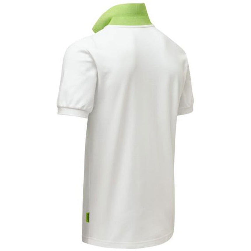 Lotus White Team Travel Polo Shirt