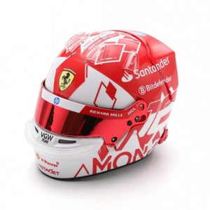 Looksmart 1:5 Scale 2024 Monaco GP Charles Leclerc Mini Helmet