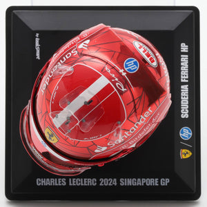 Looksmart 1:5 Scale 2024 Singapore GP Charles Leclerc Mini Helmet