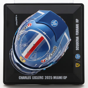 Looksmart 1:5 Scale Charles Leclerc Scuderia Ferrari 2025 Miami GP Model Helmet