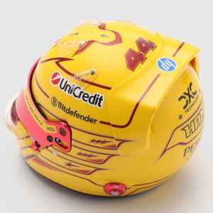 Looksmart 1:5 Scale Lewis Hamilton Scuderia Ferrari HP Monaco GP 2025 Model Helmet