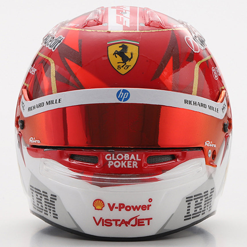 Looksmart 1:5 Scale Charles Leclerc Scuderia Ferrari HP Las Vegas GP 2025 Model Helmet