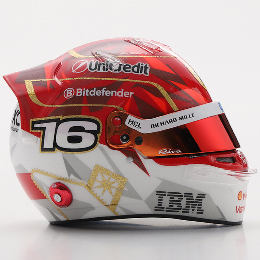Looksmart 1:5 Scale Charles Leclerc Scuderia Ferrari HP Las Vegas GP 2025 Model Helmet