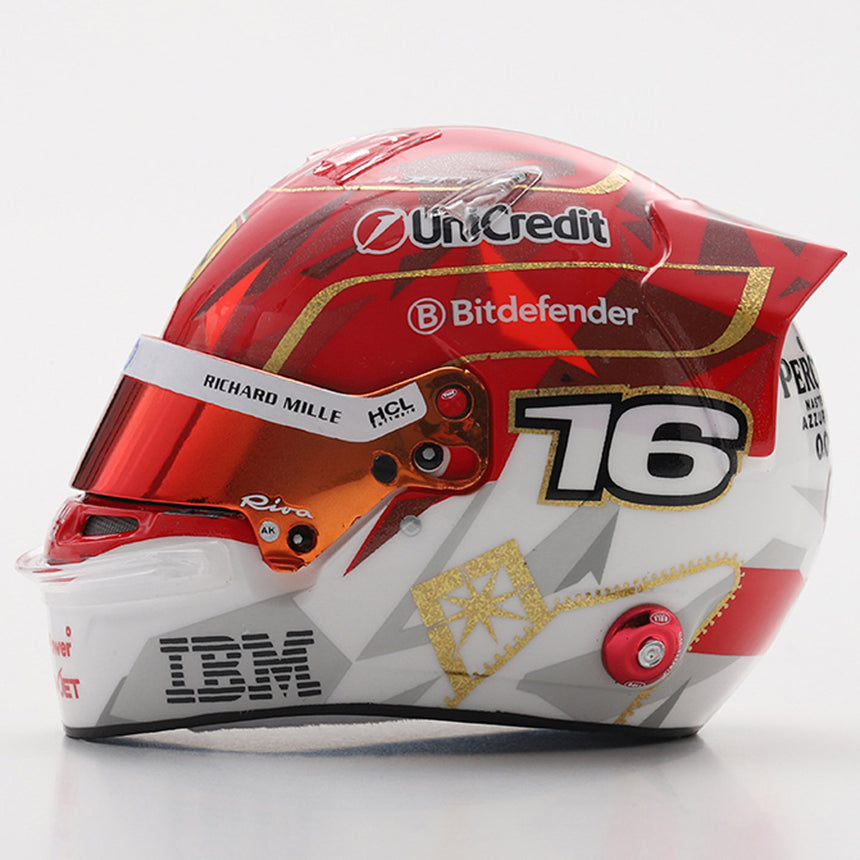 Looksmart 1:5 Scale Charles Leclerc Scuderia Ferrari HP Las Vegas GP 2025 Model Helmet